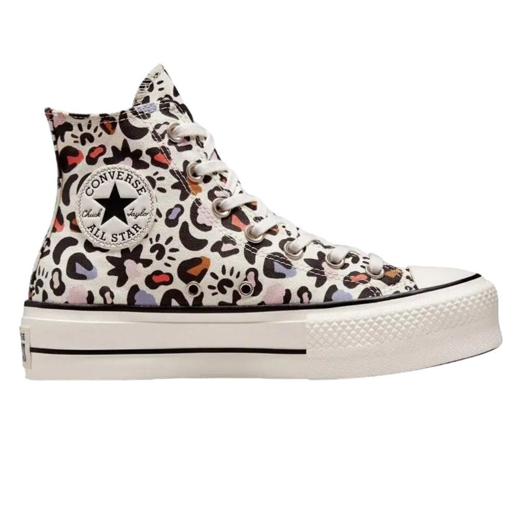 Converse Black Mystic Leopard Chuck Taylor HiTop Platform Sneaker Multicolor 7.5